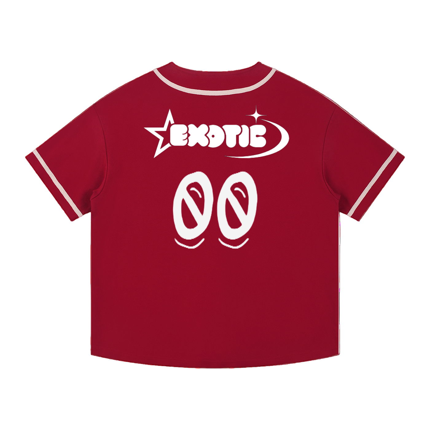 Contrast Piped Button-Up Jersey