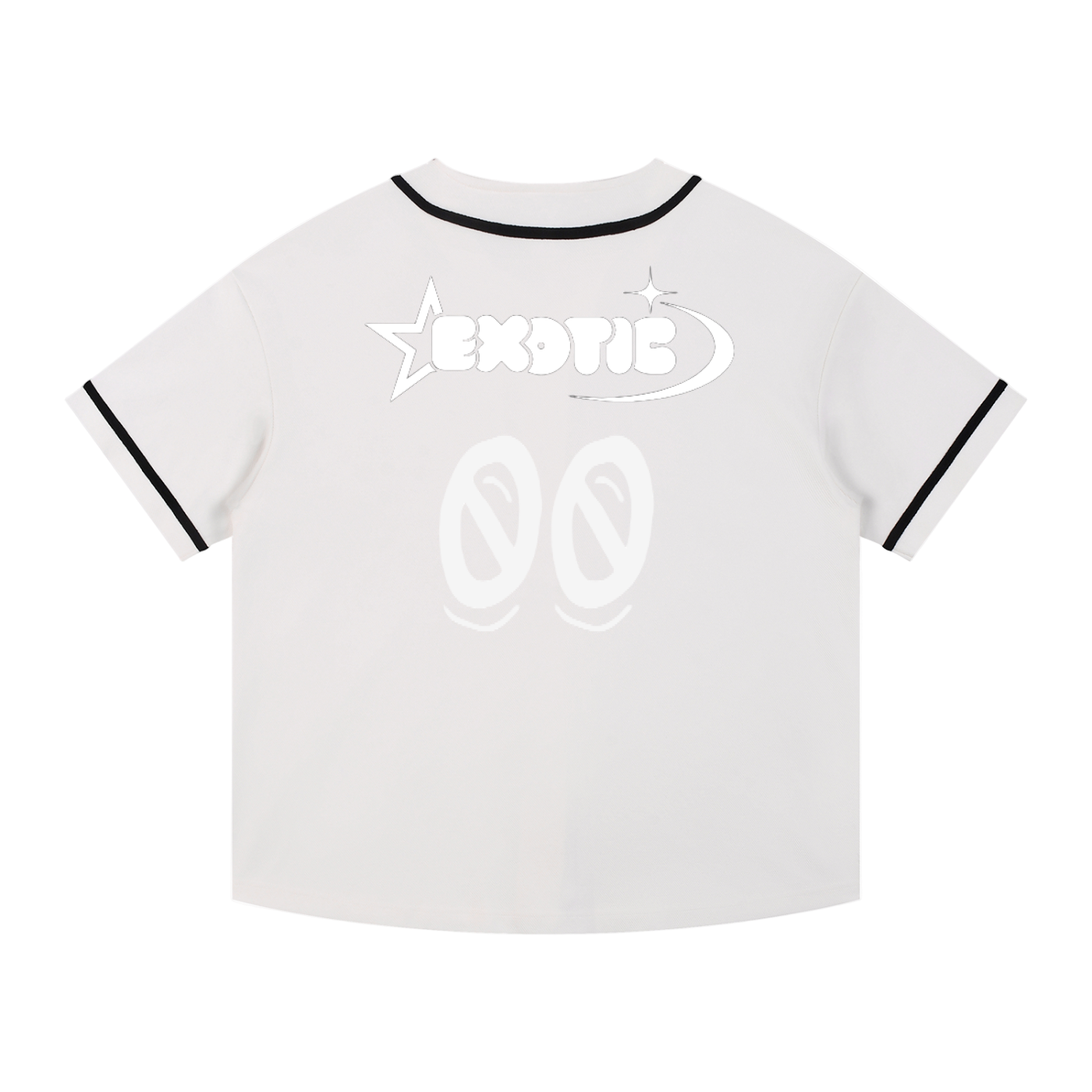 Contrast Piped Button-Up Jersey